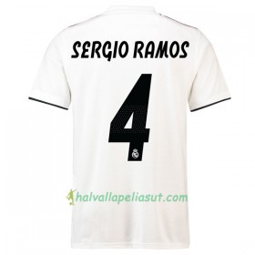 Jalkapallo Pelipaidat Real Madrid Sergio Ramos 4 Kotipaita 2018-2019 Lyhythihainen